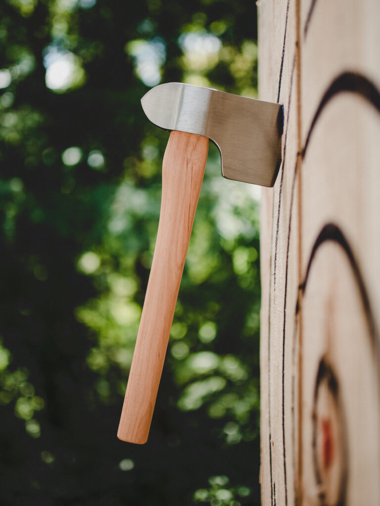 The King of Diamonds Throwing Axe, the best hatchet or throwing axe you can buy